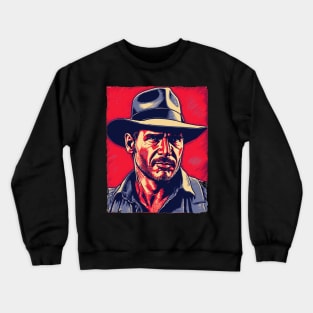 Mr. Indiana Jones - Linocut Crewneck Sweatshirt